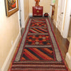 Hand Knotted Suzuni Kelim Runner 1' 11" x 6' 4" ft / 58 x 194 cm - No. W17683