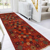 Red Baloch Runner 2' 1" x 6' 6" ft / 64 x 197 cm - No. W18378
