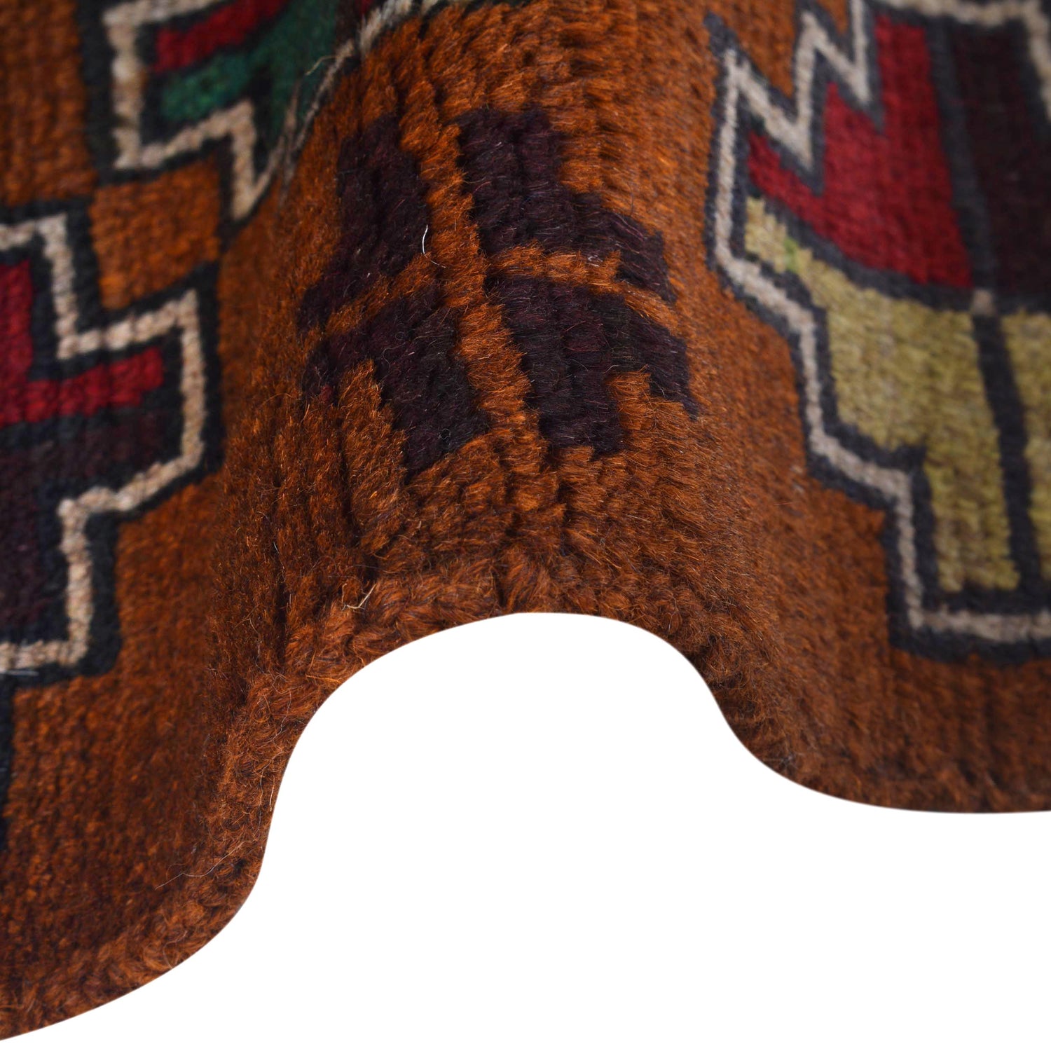 Brown Color Baloch Runner 2' 3" x 6' 9" ft / 68 x 205 cm - No. W18379