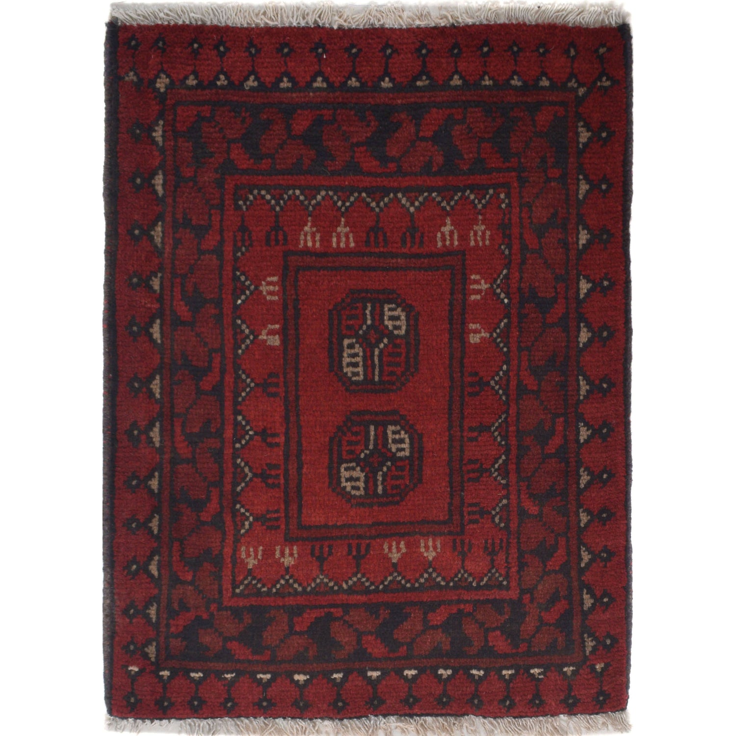 Red Color Doormats 1' 8" x 2' 3" ft / 52 x 69 cm - No. W27241
