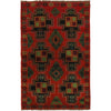 Handmade Balochi Rug 4' 3" x 6' 10" ft / 129 x 209 cm - No. W27285