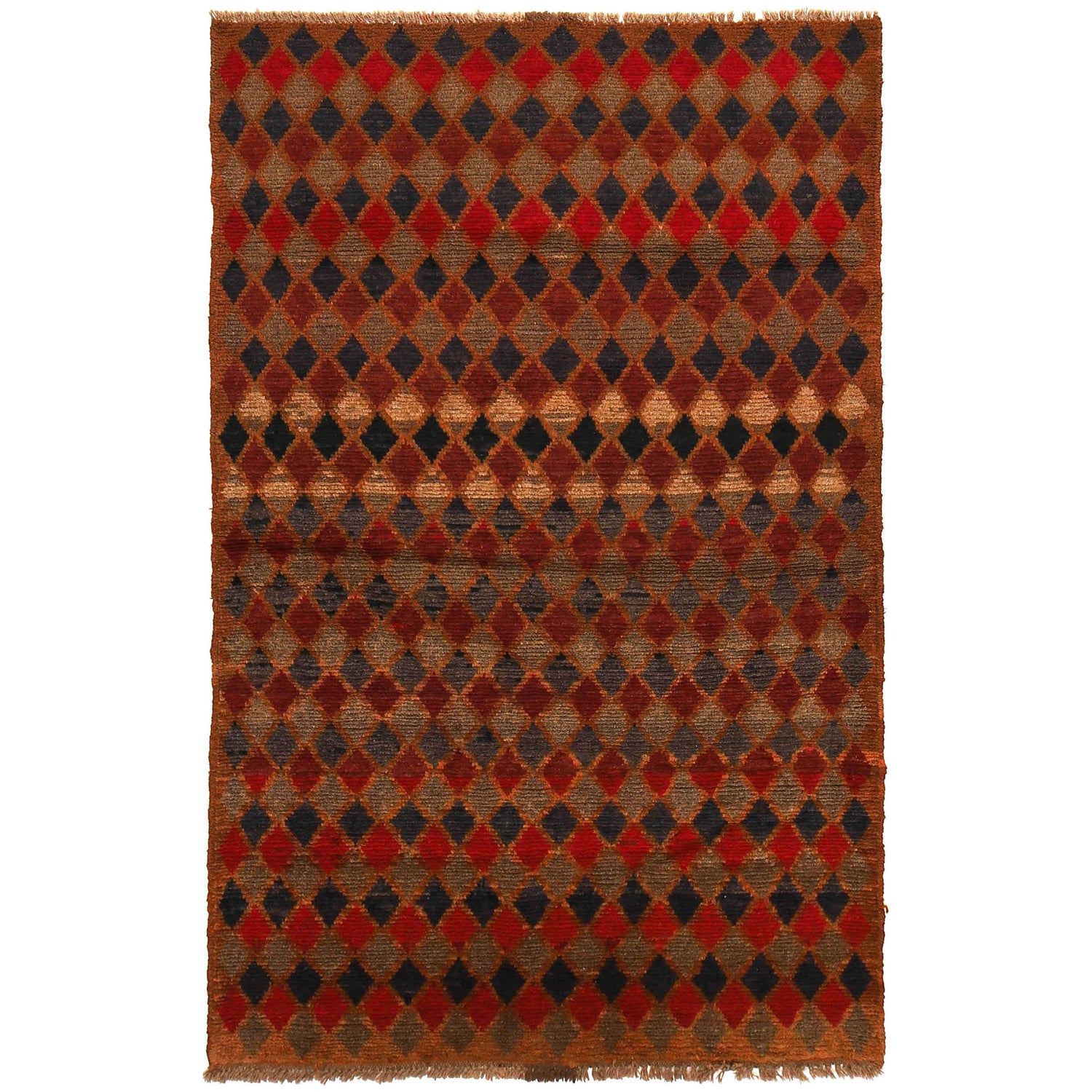 Handmade Balochi Rug 3' 9" x 6' 4" ft / 115 x 192 cm - No. W27292