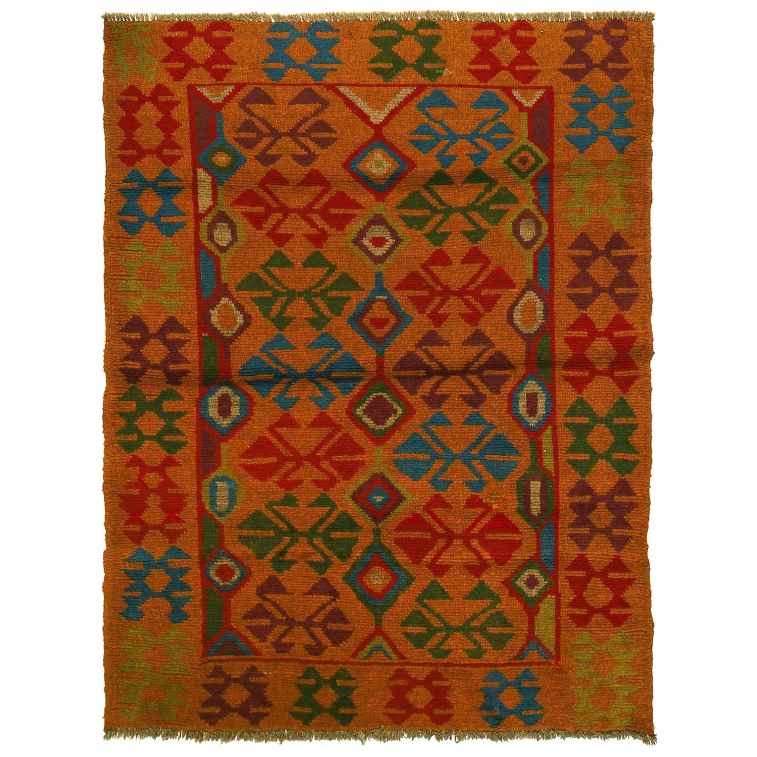 Handmade Balochi Rug 3' 10" x 5' 7" ft / 117 x 169 cm - No. W27294
