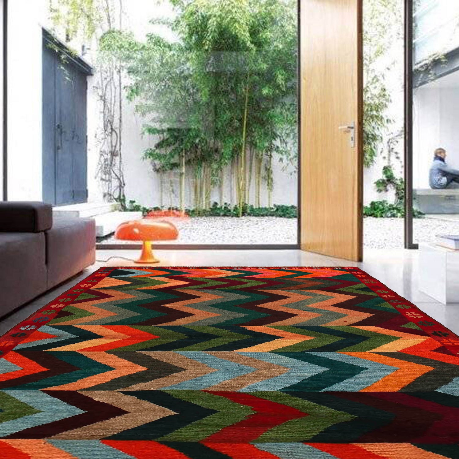 Handmade Balochi Rug 3' 10" x 6' 3" ft / 116 x 191 cm - No. W27304