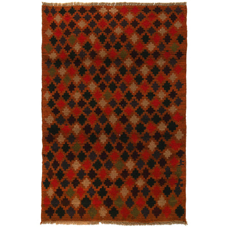 Handmade Balochi Rug 3' 8" x 5' 10" ft / 112 x 179 cm - No. W27308
