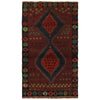 Handmade Balochi Rug 3' 7" x 6' 2" ft / 108 x 188 cm - No. W27317