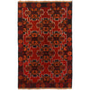 Handmade Balochi Rug 3' 8" x 6' 2" ft / 113 x 187 cm - No. W27326