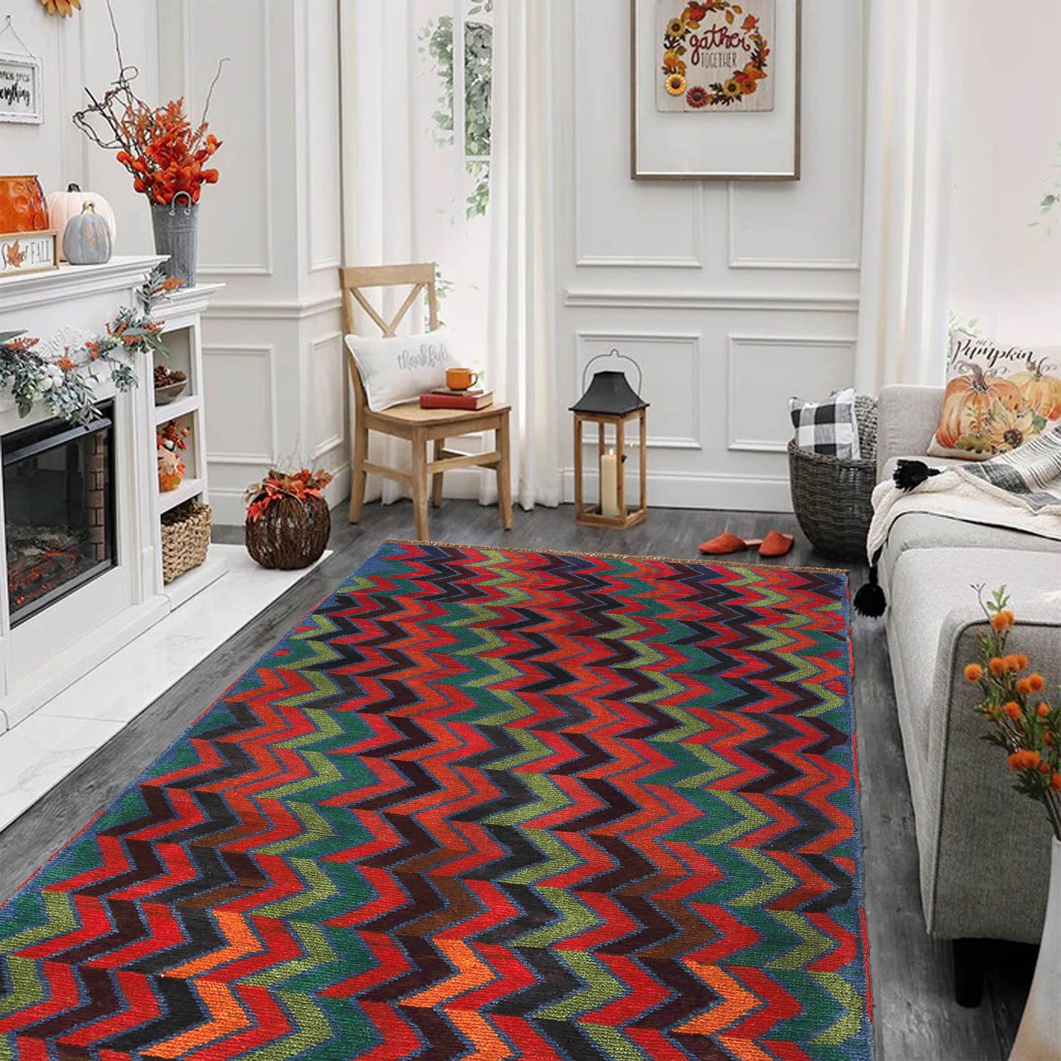 Handmade Balochi Rug 3' 8" x 6' 1" ft / 112 x 186 cm - No. W27337