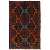 Handmade Balochi Rug 3' 11" x 6' 2" ft / 119 x 187 cm - No. W27378