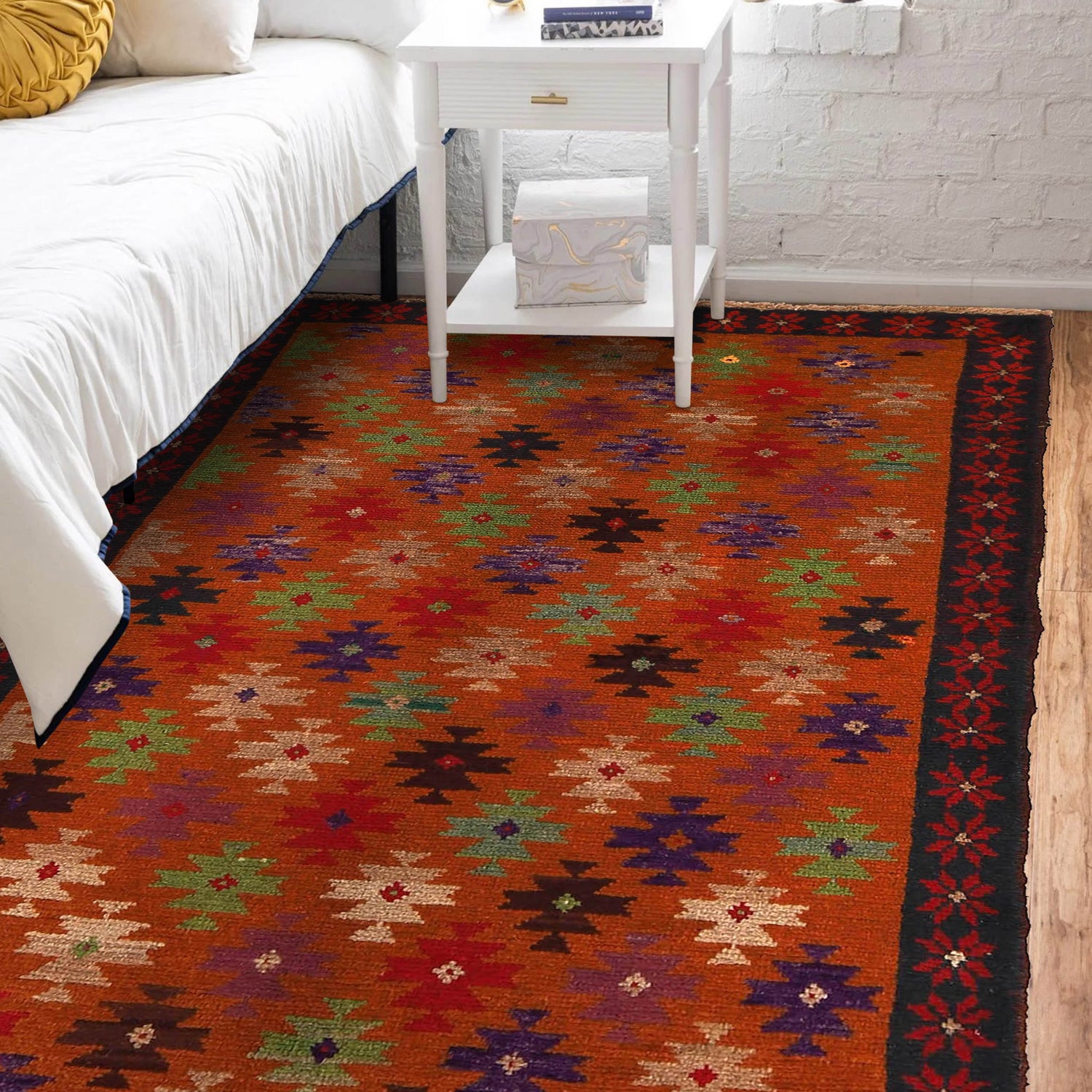 Handmade Balochi Rug 3' 10" x 6' 3" ft / 116 x 190 cm - No. W27392