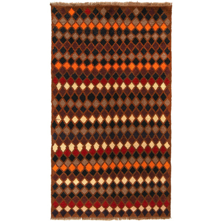 Handmade Balochi Rug 3' 10" x 6' 3" ft / 116 x 191 cm - No. W27395