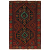 Handmade Balochi Rug 4' 1" x 6' 2" ft / 125 x 188 cm - No. W27408