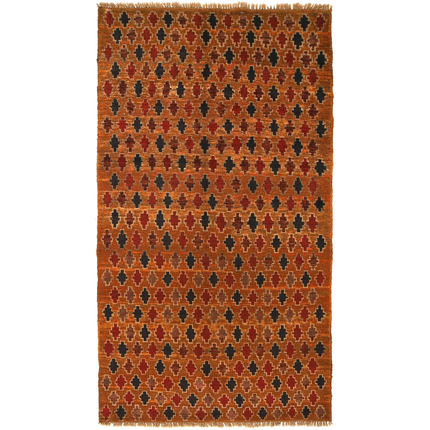 Tribal Baloch Rug 3' 7" x 6' 6" ft / 108 x 197 cm - No. W27422