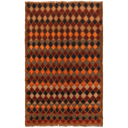 Tribal Baloch Rug 3' 10" x 6' 2" ft / 118 x 187 cm - No. W27428