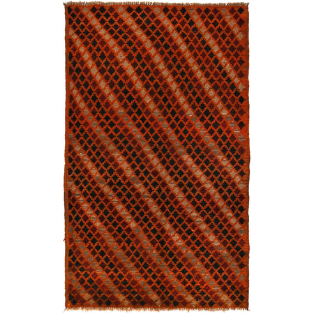 Tribal Baloch Rug 3' 10" x 6' 6" ft / 117 x 197 cm - No. W27432