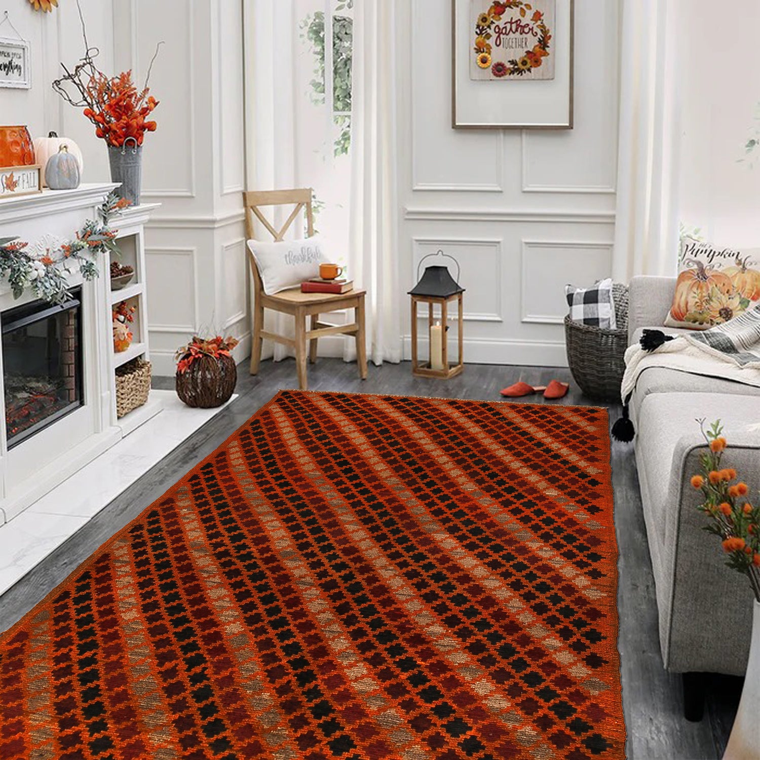 Tribal Baloch Rug 3' 10" x 6' 6" ft / 117 x 197 cm - No. W27432