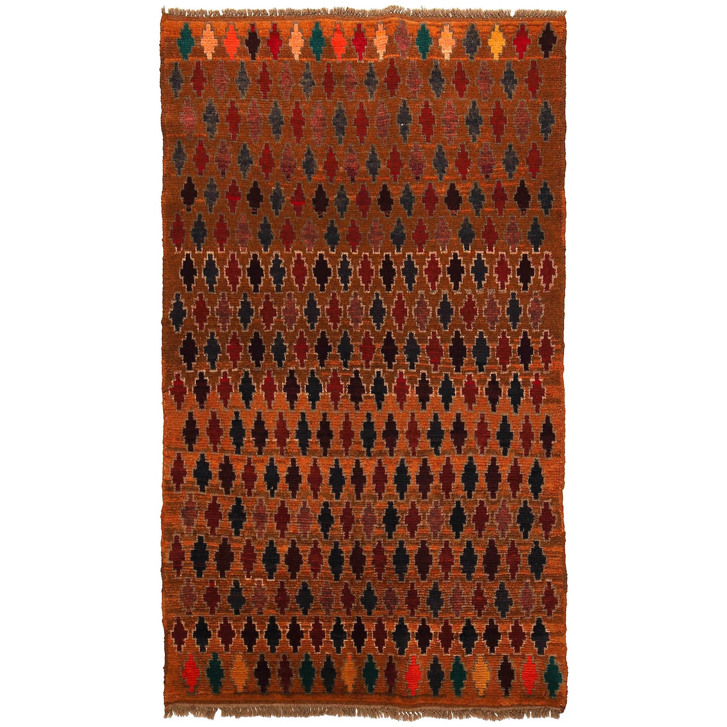 Tribal Baloch Rug 3' 10" x 6' 0" ft / 117 x 183 cm - No. W27444