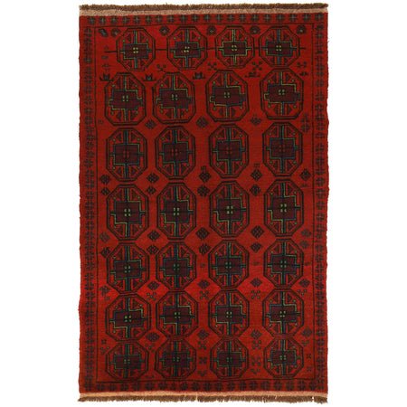 Tribal Baloch Rug 3' 10" x 6' 4" ft / 117 x 193 cm - No. W27445