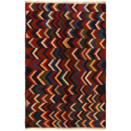 Tribal Baloch Rug 3' 11" x 6' 2" ft / 120 x 188 cm - No. W27449