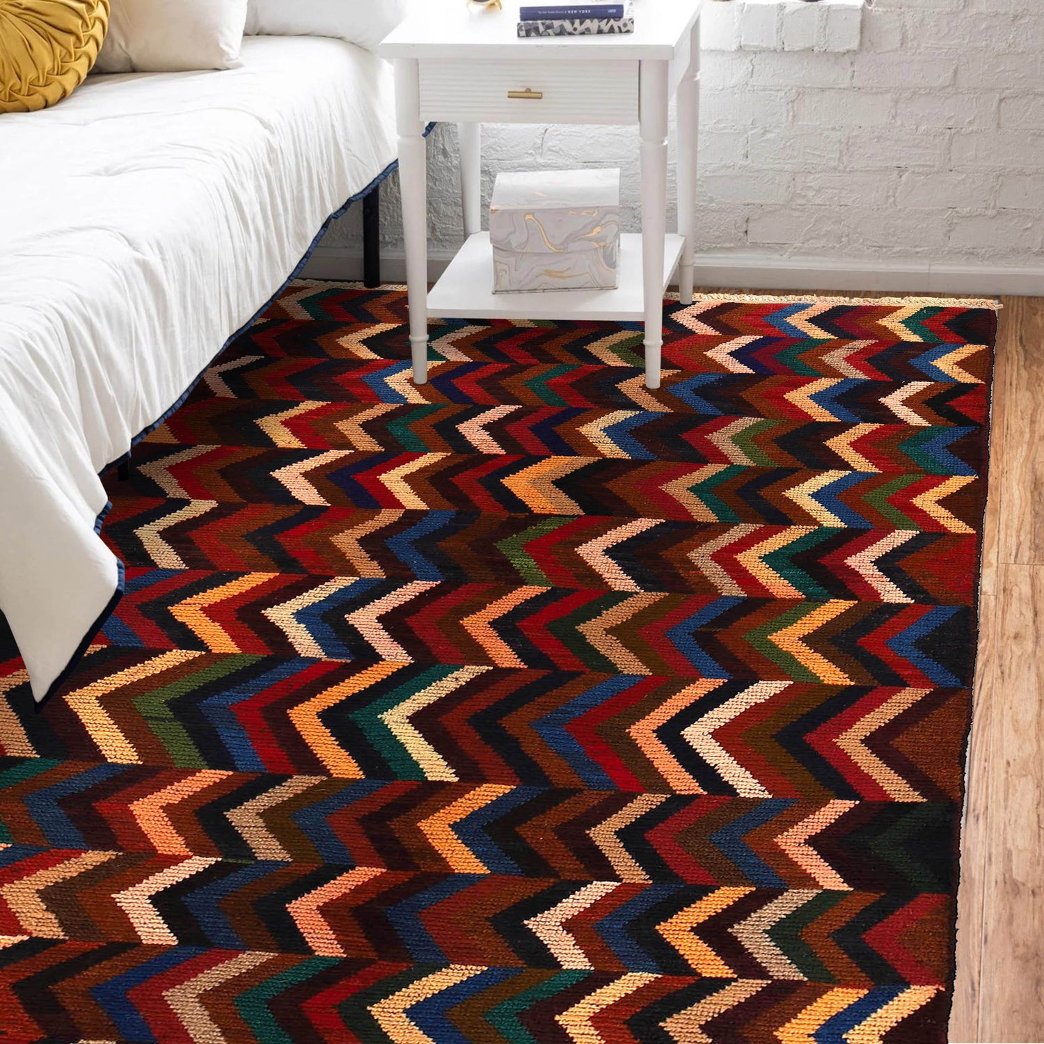 Tribal Baloch Rug 3' 11" x 6' 2" ft / 120 x 188 cm - No. W27449