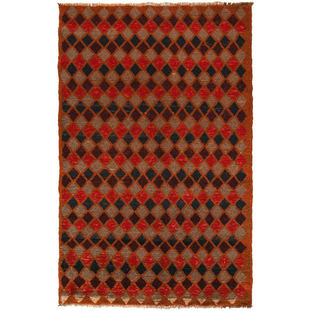 Tribal Baloch Rug 3' 9" x 6' 2" ft / 114 x 188 cm - No. W27451