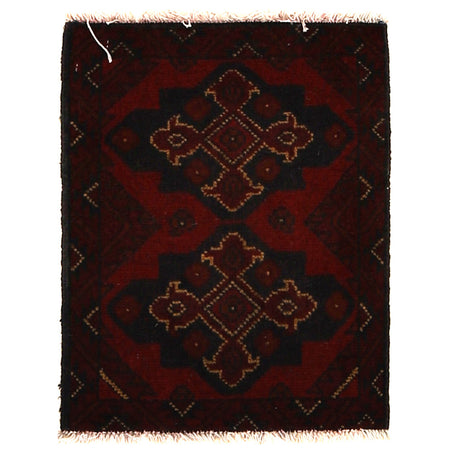 Handmade Door Mat 1' 5" x 1' 9" ft / 42 x 54 cm - No. W27487