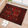 Handmade Foot Mat 1' 3" x 1' 8" ft / 39 x 52 cm - No. W27523