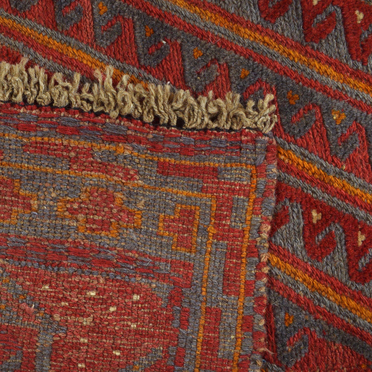 Handmade Wool Mushwani Rug 5' 3" x 6' 2" ft / 161 x 188 cm - No. W29660