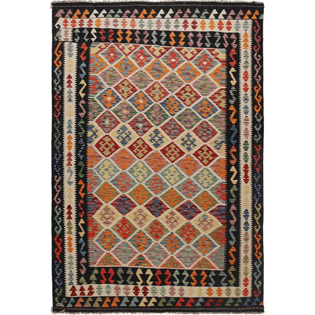 Handmade Vegetable Kilim 5' 8" x 8' 2" ft / 172 x 250 cm - No. W30121