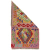 Hand Woven Wool Kelim 1' 10 x 3' 0" ft / 55 x 92 cm - No. W30319