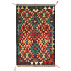 Handmade Vegetable Kelim 1' 10 x 3' 0" ft / 57 x 91 cm - No. W30351