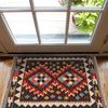 Hand Knotted Afghan Style Kilim 2' 0 x 2' 11" ft / 60 x 90 cm - No. W30357