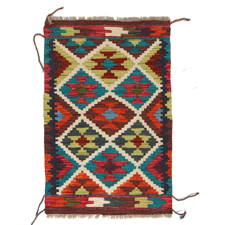 Small Size Chobi Kilim 2' 0 x 3' 0" ft / 60 x 91 cm - No. W30371