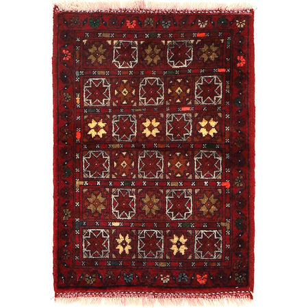 Handmade Door Mat 1' 9" x 2' 6" ft / 54 x 75 cm - No. W30396