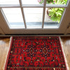 Handmade Door Mat 1' 5" x 1' 11" ft / 43 x 58 cm - No. W30397