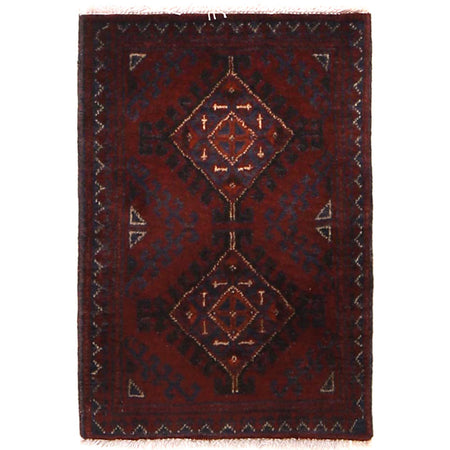 Handmade Door Mat 1' 5" x 2' 1" ft / 43 x 63 cm - No. W30403