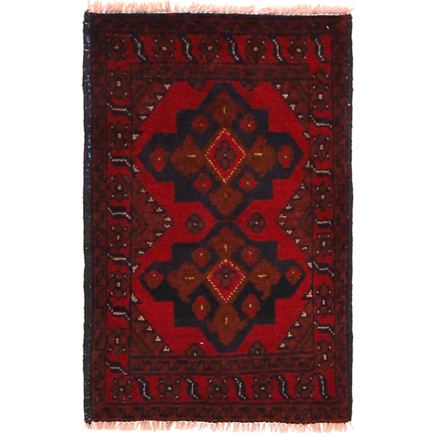 Handmade Mat 1' 5" x 2' 2" ft / 43 x 66 cm - No. W30426