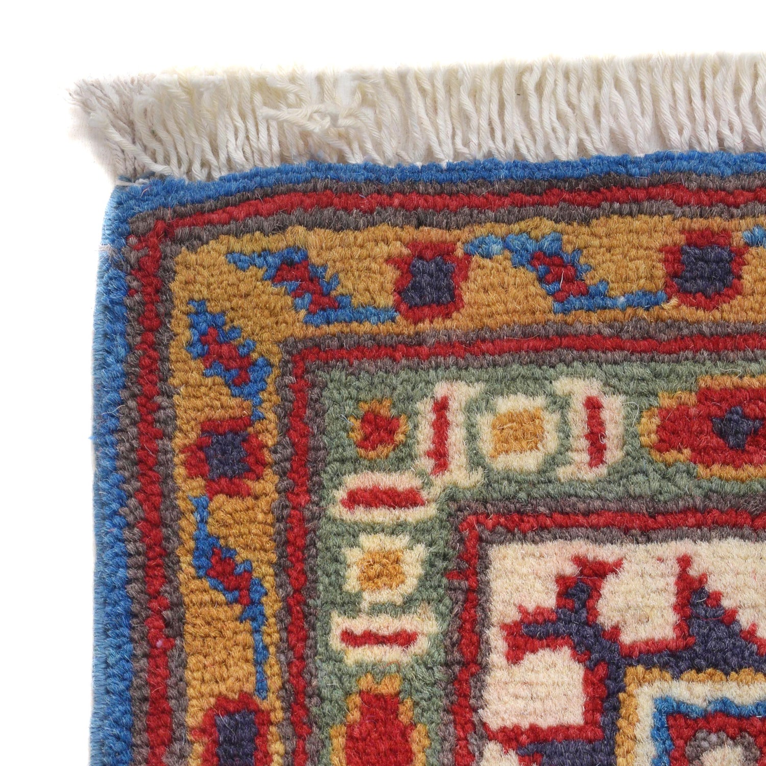 Handmade Kazak Area Rug 4' 11" x 6' 7" ft / 150 x 200 cm - No. W30733