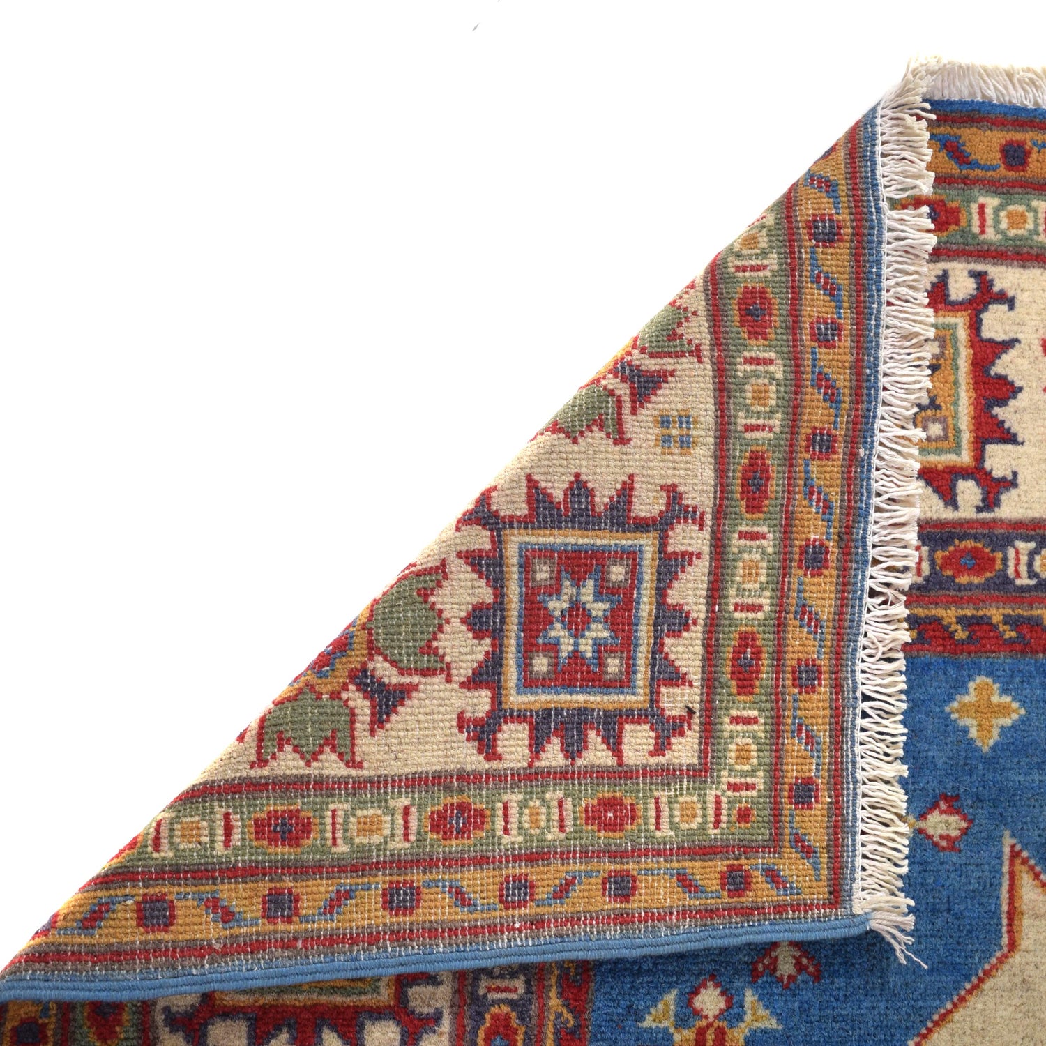 Handmade Kazak Area Rug 4' 11" x 6' 7" ft / 150 x 200 cm - No. W30733