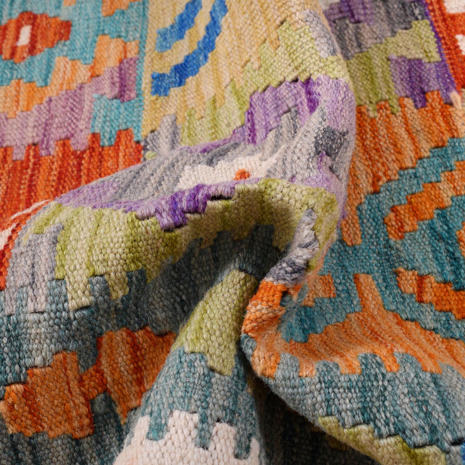 Long Kilim Runner 2' 7" x 9' 7" ft / 78 x 291 cm - No. W30859