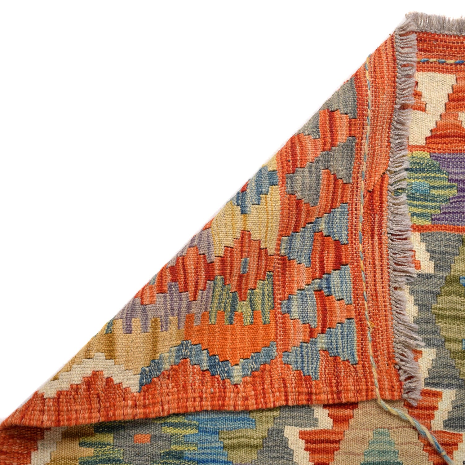 Hand Made Afghan Kilim Runner 2' 9" x 9' 7" ft / 83 x 291 cm - No. W30865