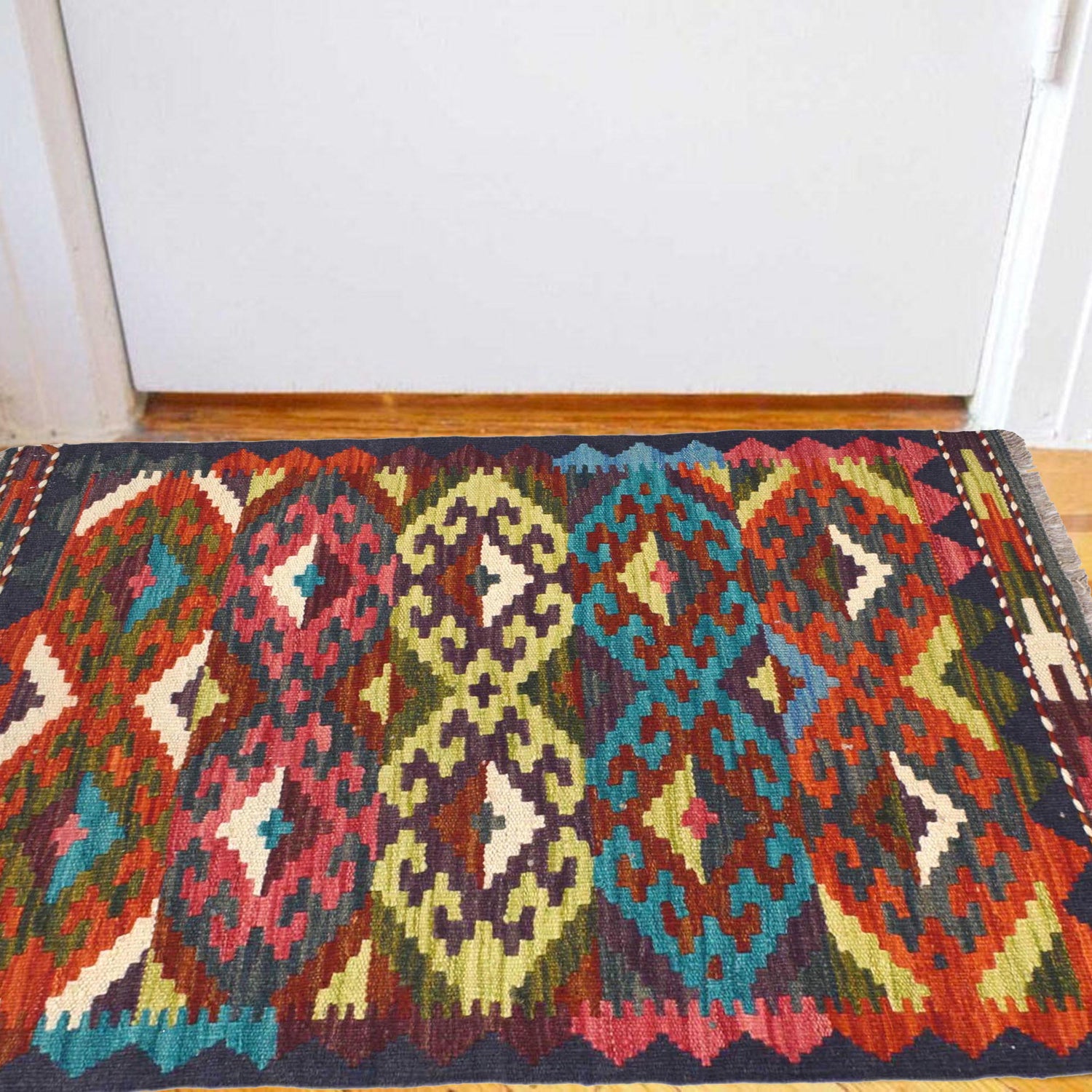 Small Size Chobi Kilim 1' 10 x 3' 0" ft / 57 x 92 cm - No. W30906