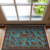 Handmade Afghan War Area Rug 2' 1" x 3' 1" ft / 63 x 94 cm - No. W31105