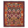 Hand Knotted Flatweave Kilim 4' 11" x 5' 10" ft / 149 x 178 cm - No. W31194