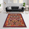 Hand Knotted Flatweave Kilim 4' 11" x 5' 10" ft / 149 x 178 cm - No. W31194