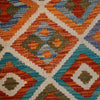 Hand Made Afghan Kilim 5' 1" x 5' 9" ft / 156 x 176 cm - No. W31251
