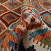 Hand Made Afghan Kilim 5' 1" x 5' 9" ft / 156 x 176 cm - No. W31251