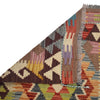 Colorful Flat-Weave Wool Kilim Runner 2' 0"x 6' 6" ft / 62 x 199 cm - No. W31590