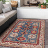 Hand Knotted Kazak Oriental Rug 5' 5" x 7' 2" ft / 166 x 218 cm - No. W34035