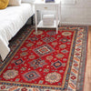 Hand knotted Kazak Carpet 4' 0" x 6' 0" ft / 121 x 182 cm - No. W34047